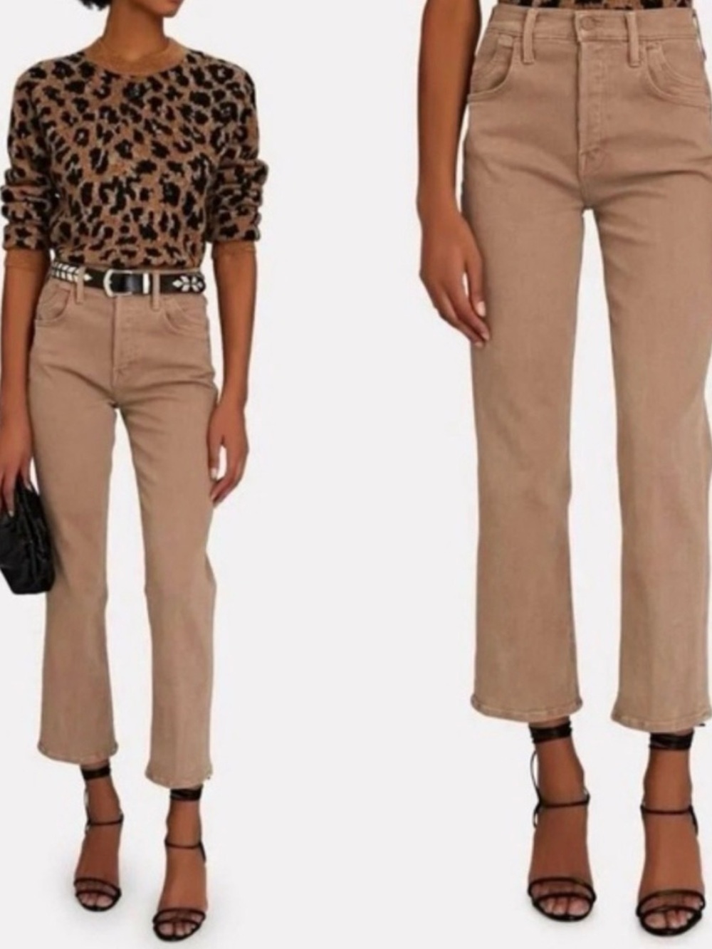 Mother The Stash Tripper Ankle Jeans Women’s Size 30 Second Chance Tan Camel